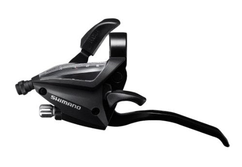 Shimano versteller (links) met remhendel 3 speed st-ef500-4 - 4 vingers - zwart