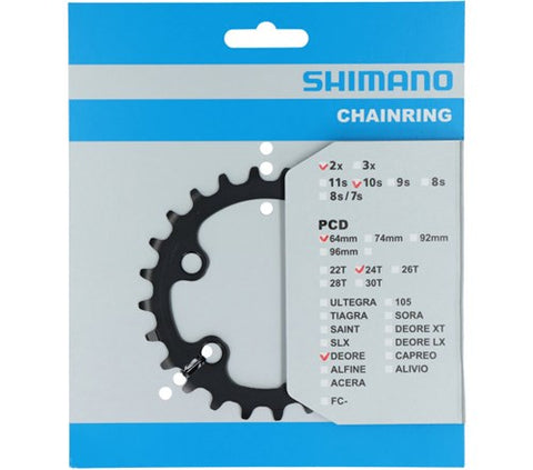 Shimano chainring Deore 10V 30T BCD 96mm Y1WC98010 M6000