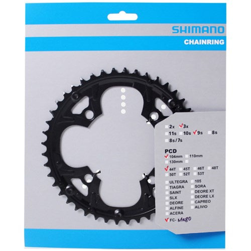 Shimano chainring 9V FFC-M480 44T steel 4-arm black