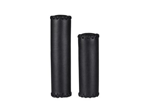 Simson Lederen Handvatten - Zwart, Authentieke Look, Optimaal Comfort, Geschikt voor Grip Shift Versnelling