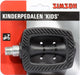 pedalen set Basic 9 16 inch zwart