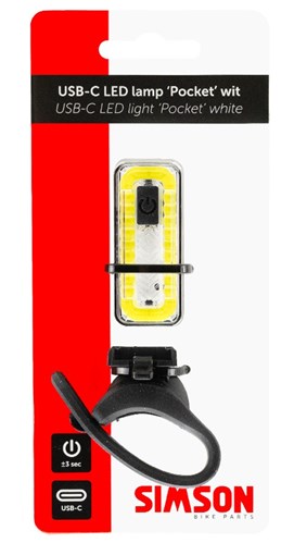 Load image into Gallery viewer, Simson usb-c led lamp &#39;pocket&#39; wit
