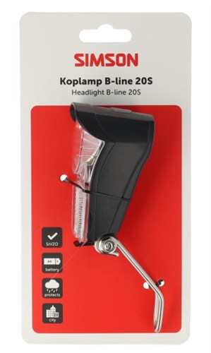 Simson koplamp aurora b-line 20s