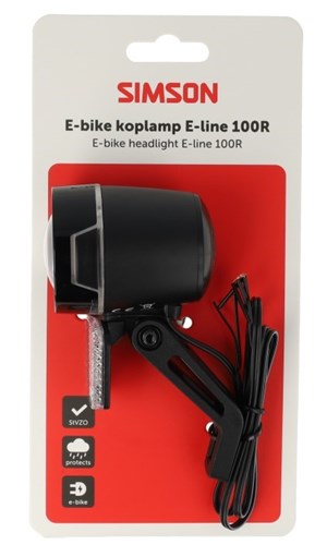 Load image into Gallery viewer, Rema tip top nederland b.v. simson koplamp aurora e-line 100r - e-bike (ebike)
