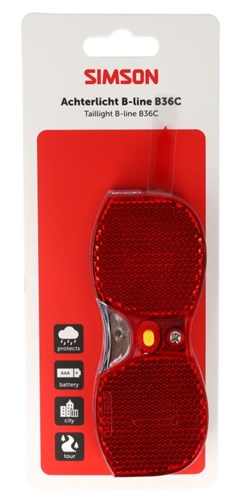 Rema tip top nederland b.v. simson aurora achterlicht b-line b36c