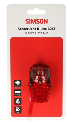 Load image into Gallery viewer, Simson aurora achterlicht b-line b23f

