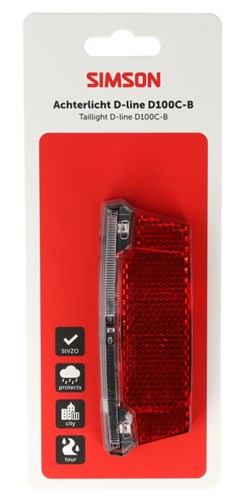 Load image into Gallery viewer, Simson aurora achterlicht d-line d100c
