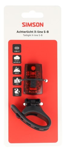 Simson aurora achterlicht x-line s