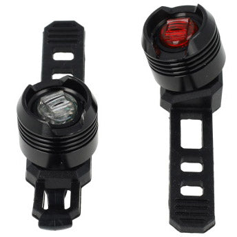 Simson verlichtingsset bullet batterij - zwart