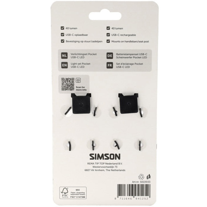 Load image into Gallery viewer, Simson verlichtingsset aurora pocket
