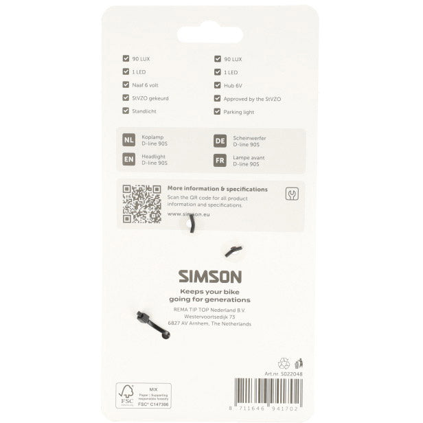 Load image into Gallery viewer, Simson koplamp aurora d-line 90s - dynamo
