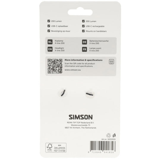 Simson koplamp aurora x-line 200
