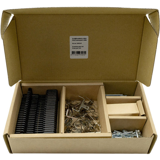 Simson schijfremblok organisch shimano tektro bulk (25 sets)