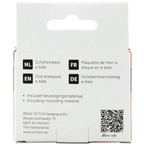 Load image into Gallery viewer, Simson schijfremblokken e-bike shimano tektro
