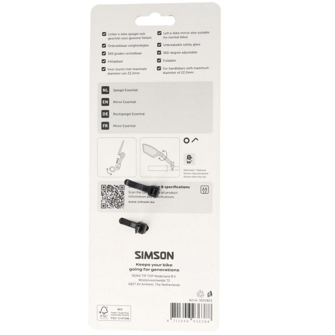 Afbeelding laden in galerijviewer, Simson spiegel essential
