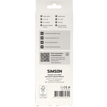 Simson ketting normaal anti-roest