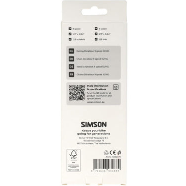 Simson ketting derailleur 9v ig exa