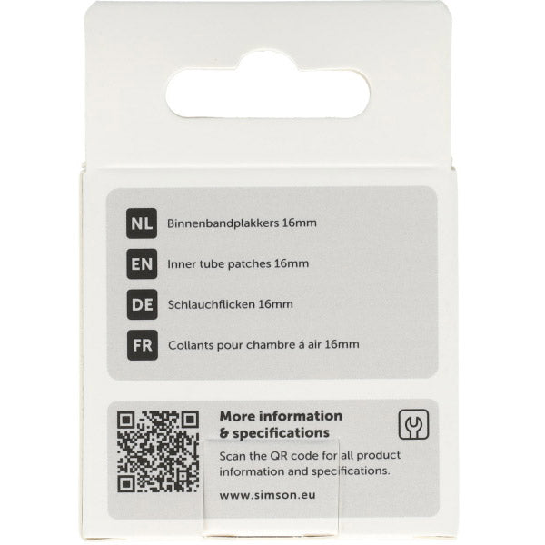 Load image into Gallery viewer, Simson binnenbandpleister 16mm (8st)
