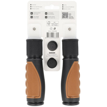 Simson handvatset lifestyle middenbruin zwart