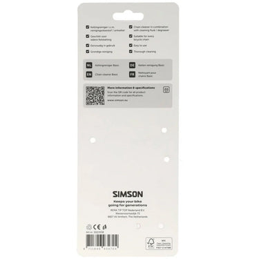Simson kettingreinigingsapparaat