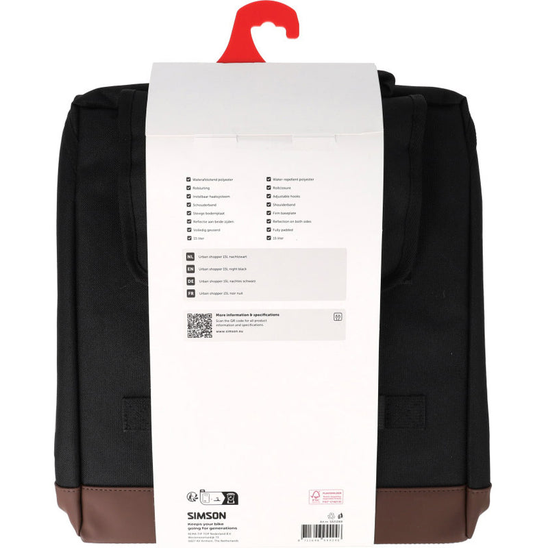 Load image into Gallery viewer, Rema tip top nederland b.v. tas simson urban enkel | zwart | 15l
