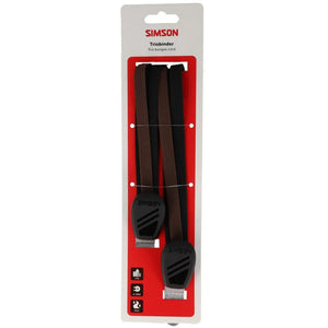 Simson triobinder 60cm zwart bruin
