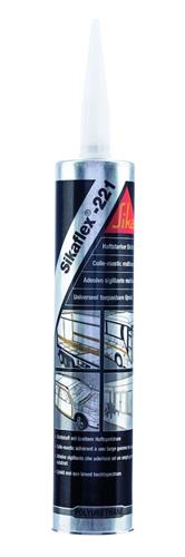Sika flex 221 lijm- en afdichtkit zwart 300ml (patroon)