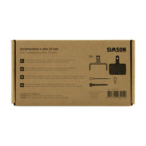 Rema tip top nederland b.v. simson schijfremblok e-bike (25st)