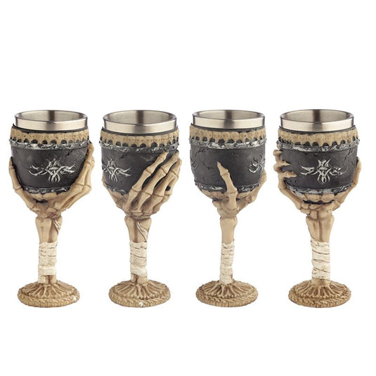 Skelet arm decoratieve kelk