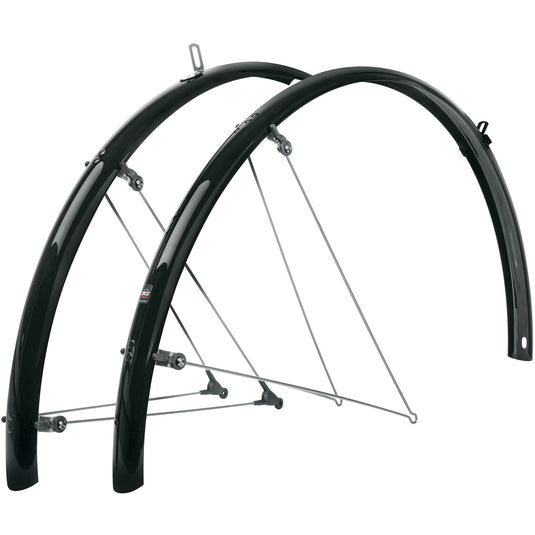 Sks spatbordset bluemels basic 28 35mm zwart