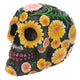 Dia de los muertos mexicaans doodshoofd madeliefjes woonaccessoire