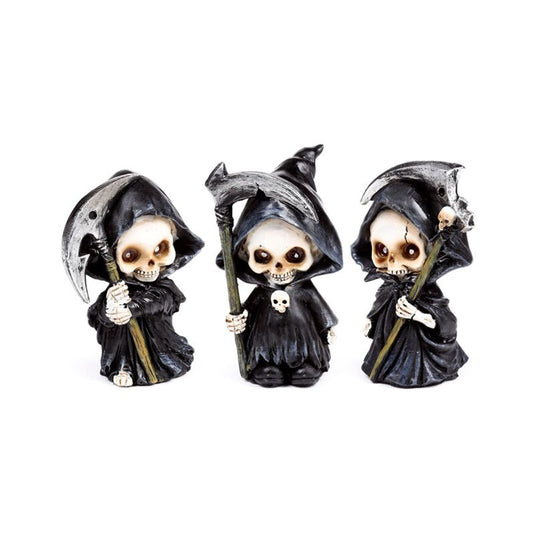 3-delige the reaper mini schedel set with zeis