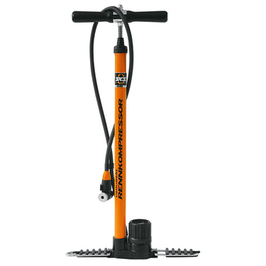 Sks vloerpomp rennkompressor multivalve 16bar zw oranje