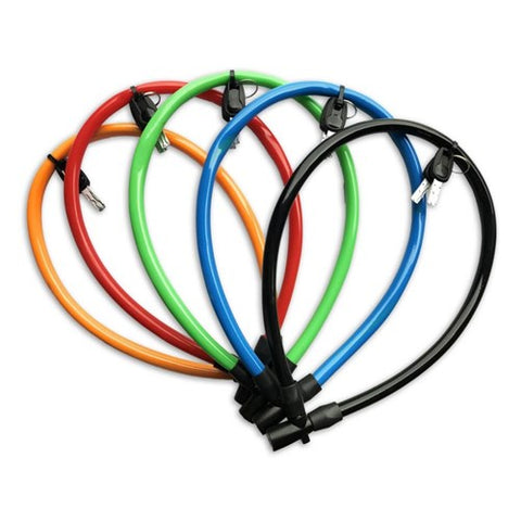 Cable lock color w/key