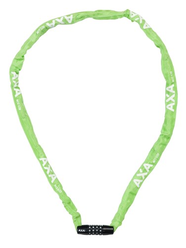 Load image into Gallery viewer, Axa slotketting rigid 120cm codeslot groen (kaart)
