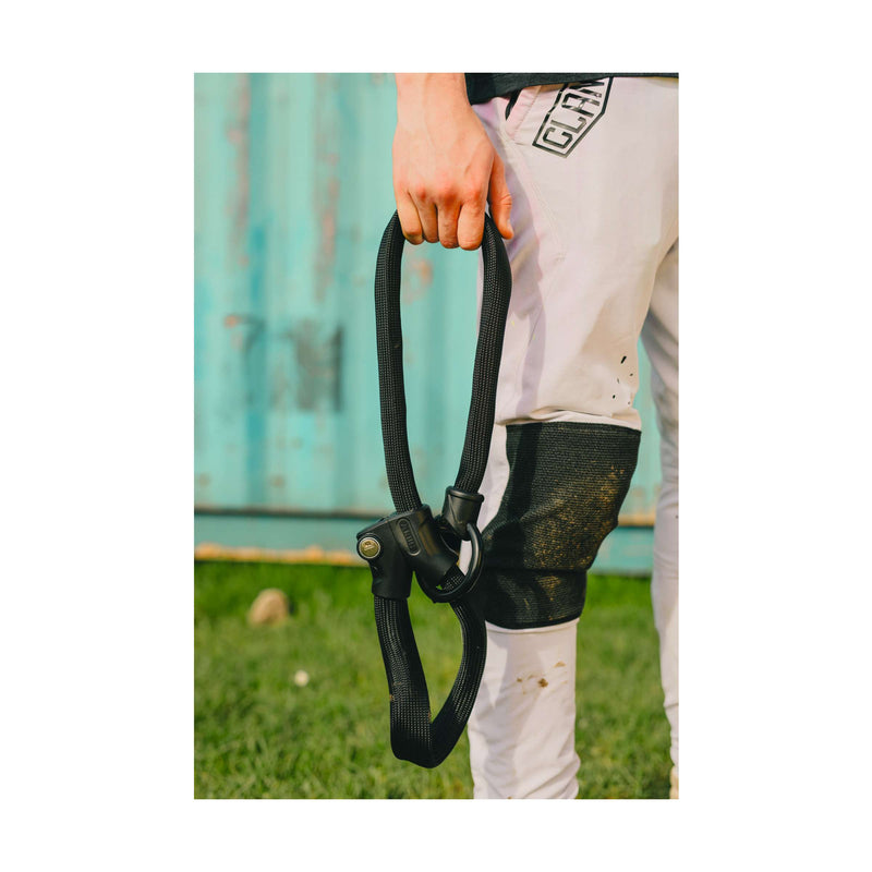 Load image into Gallery viewer, Abus fietsslot kettingslot - infinity loop 1806 - security level 6 - zwart - 110 cm - geschikt voor elektrische fietsen en stadsfietsen
