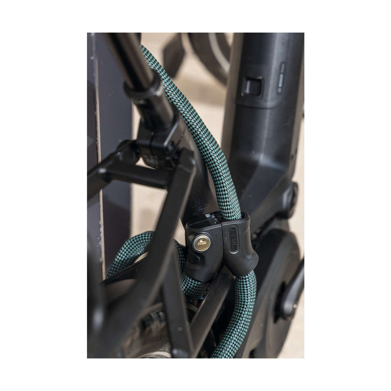 Load image into Gallery viewer, Abus fietsslot kettingslot - infinity loop 1806 - security level 6 - groen - 140 cm - geschikt voor elektrische fietsen en stadsfietsen
