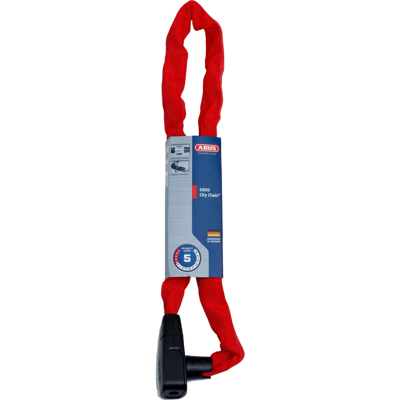 Load image into Gallery viewer, Abus CityChain 6800 85 Rood - Fietskettingslot
