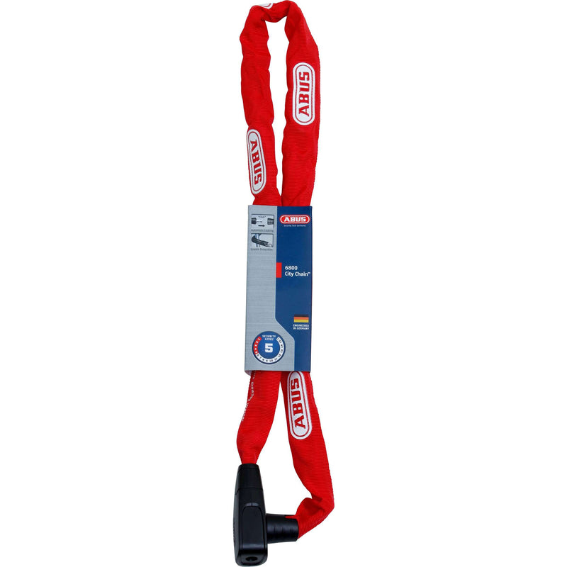 Load image into Gallery viewer, Abus CityChain 6800 110 Rood - Kettingslot
