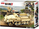Sluban army wwii halftrack met kanon (m38-b0695)