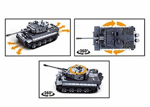 Load image into Gallery viewer, Sluban army rc duitse tank (m38-b0851)
