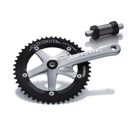 Miche Crankset Pista Advanced 172mm 51tds. 1/8 silver