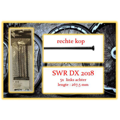 Miche spoke + nip. 5x LA SWR DX 2018