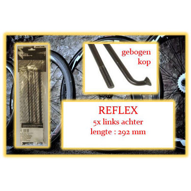 Miche spaak reflex dark 292mm la zwart (5st)