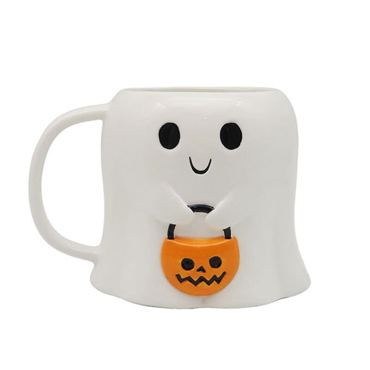 Spooky trick or treat spook gevormde mok
