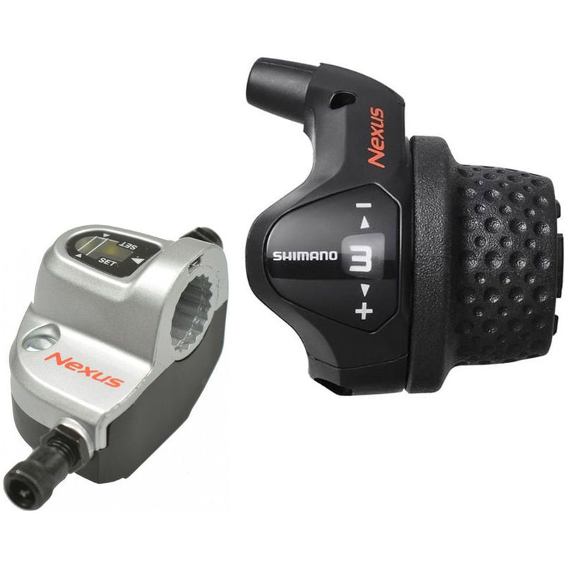 Load image into Gallery viewer, Shimano revoshifter nexus 3v asl3s41e185ls 1850mm zwart oem
