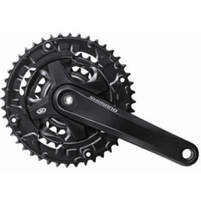 Shimano crankset 9v 22 32 44t 175mm zwart