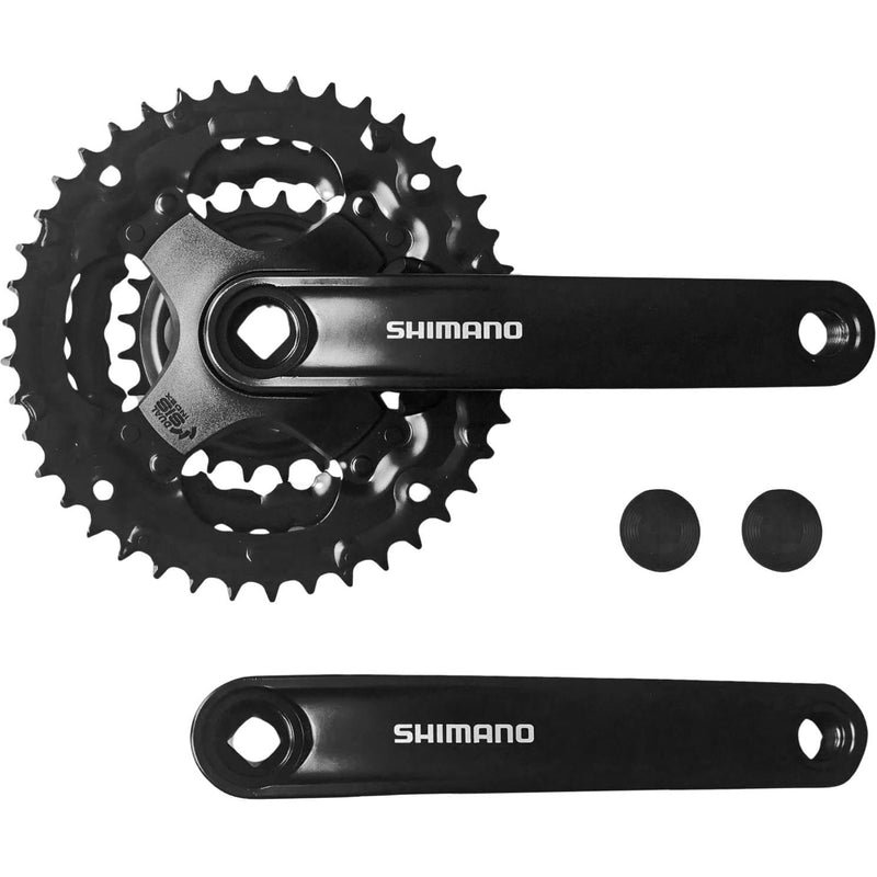 Afbeelding laden in galerijviewer, Shimano crankset tourney fc-ty301 6 7 8v 175mm oem
