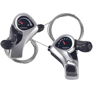 Shimano shifters tourney 3x7v 1800 2400mm zilver