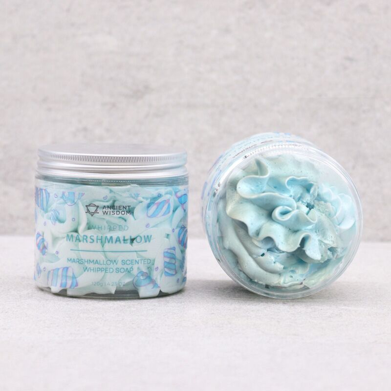 Load image into Gallery viewer, Marshmallow pot met whipped soap bodywash
